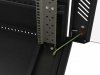 Lanberg Szafa instalacyjna rack stojąca 19 22U 600x1000 czarna drzwi    perforowane ( flat pack)